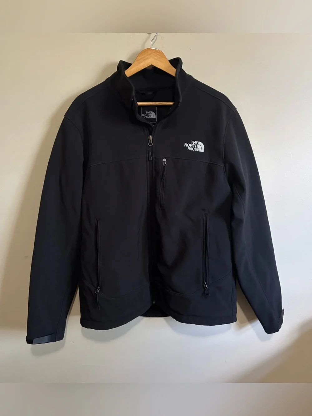 The North Face Apex Bionic Black Softshell Fleece Jacket Men’s M Outdoor